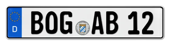 Autokennzeichen BOGen