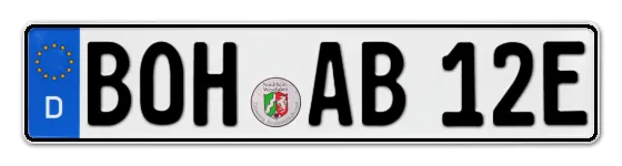 E-Kennzeichen BOcHolt als Wunschkennzeichen online reservieren