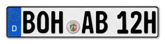 H-Kennzeichen BOH als Wunschkennzeichen online bestellen