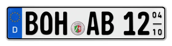 Saisonkennzeichen BOH für BOcHolt als Wunschkennzeichen online bestellen