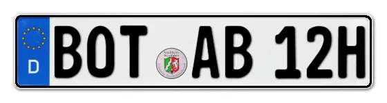 H-Kennzeichen BOT online bestellen