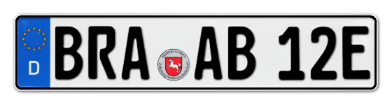 E-Kennzeichen BRAke online bestellen