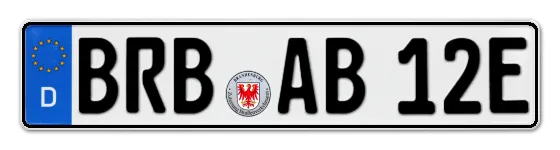 E-Kennzeichen BRandenBurg online bestellen