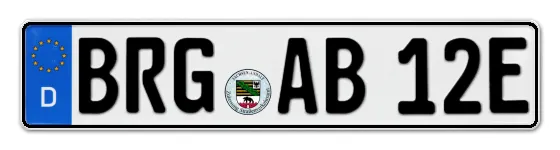 E-Kennzeichen BuRG online bestellen