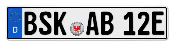 E-Kennzeichen BeeSKow online bestellen