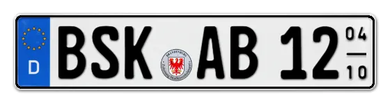 Saisonkennzeichen BeeSKow Saisonkennzeichen BSK für BeeSKow online bestellen