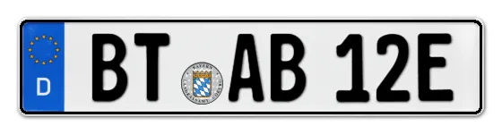 E-Kennzeichen BayreuTh online bestellen