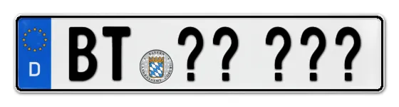 Wunschkennzeichen Bayreuth reservieren