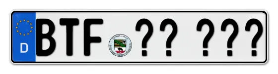 Wunschkennzeichen Bitterfeld reservieren