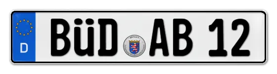 Autokennzeichen BÜDingen
