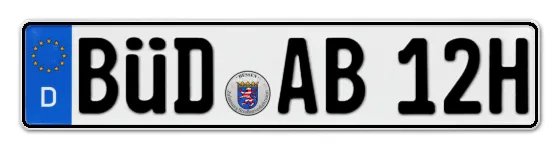 H-Kennzeichen BÜD online bestellen