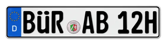 H-Kennzeichen BÜR als Wunschkennzeichen online bestellen