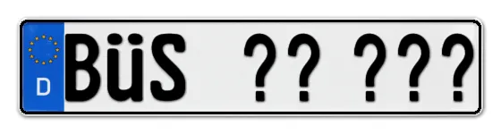WunschKennzeichen BÜsingen Wunschkennzeichen BÜsingen reservieren
