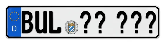 Wunschkennzeichen Burglengenfeld reservieren