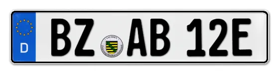 E-Kennzeichen BautZen als Wunschkennzeichen online reservieren