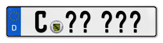 Wunschkennzeichen Chemnitz reservieren