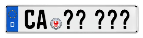 WunschKennzeichen Calau Wunschkennzeichen Calau reservieren