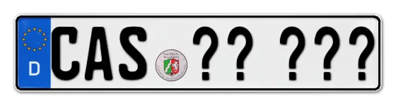 Wunschkennzeichen Castrop reservieren