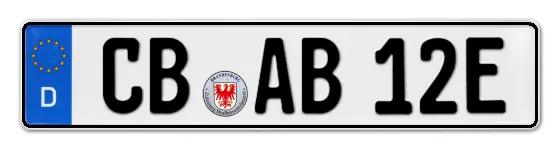E-Kennzeichen CottBus online bestellen