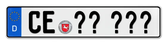 Wunschkennzeichen Celle reservieren