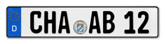 Autokennzeichen CHAm