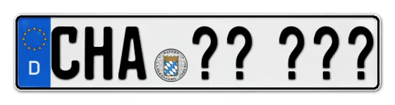 Wunschkennzeichen Cham reservieren