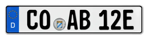 E-Kennzeichen COburg als Wunschkennzeichen online reservieren
