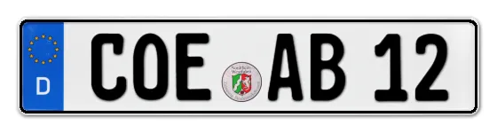 Autokennzeichen COEsfeld
