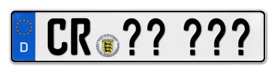 Wunschkennzeichen Crailsheim reservieren