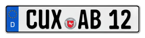 Autokennzeichen CUXhaven