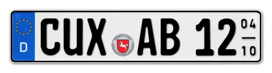 Saisonkennzeichen CUX für CUXhaven online bestellen
