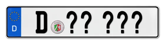 WunschKennzeichen Düsseldorf Wunschkennzeichen Düsseldorf reservieren