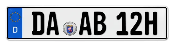 H-Kennzeichen DA online bestellen
