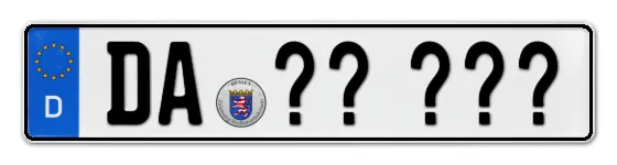 WunschKennzeichen Darmstadt Wunschkennzeichen Darmstadt reservieren