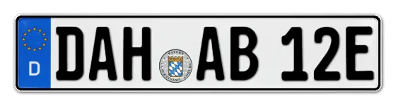 E-Kennzeichen DAcHau online bestellen
