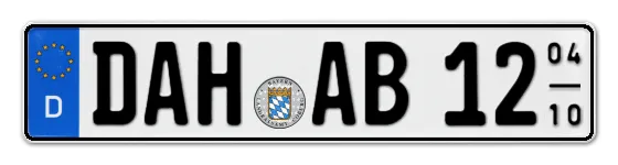 Saisonkennzeichen DAH für DAcHau online bestellen