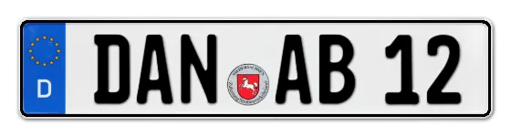 Kennzeichen DANnenberg bestellen