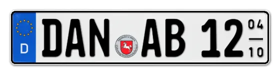 Saisonkennzeichen DAN für DANnenberg als Wunschkennzeichen online bestellen