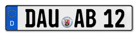 Kennzeichen DAUn bestellen