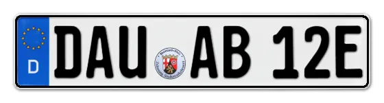E-Kennzeichen DAUn als Wunschkennzeichen online reservieren