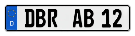 Autokennzeichen DoBeRan