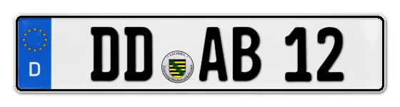 Autokennzeichen DresDen