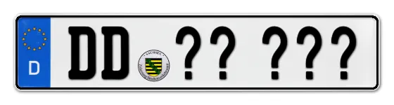 Wunschkennzeichen Dresden reservieren