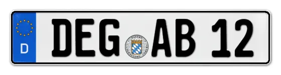 Autokennzeichen DEGgendorf