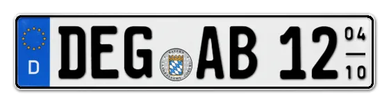 Saisonkennzeichen DEG für DEGgendorf online bestellen