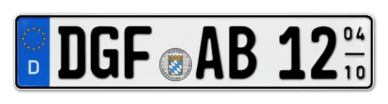 Saisonkennzeichen DinGolFing als Wunschkennzeichen Saisonkennzeichen DGF für DinGolFing als Wunschkennzeichen online bestellen