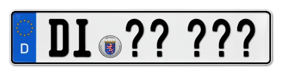 WunschKennzeichen Dieburg Wunschkennzeichen Dieburg reservieren