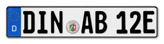 E-Kennzeichen DINslaken online bestellen
