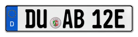 E-Kennzeichen DUisburg online bestellen