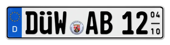 Saisonkennzeichen DÜW für DÜrkheim an der Weinstraße online bestellen